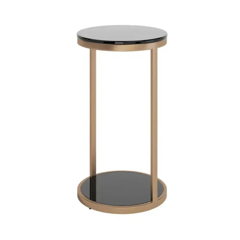 Benjamin Steel Framed Round End Table