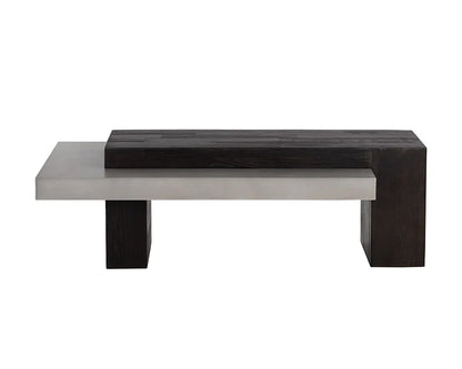 Herriot Concrete Outdoor Rectangular Coffee Table