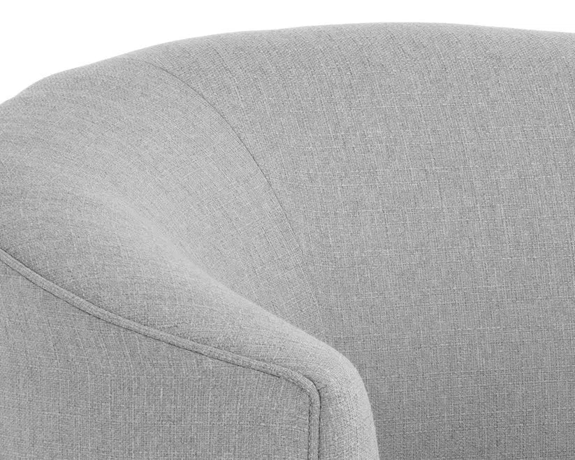 Grimaldi Fabric Upholstered Swivel Armchair