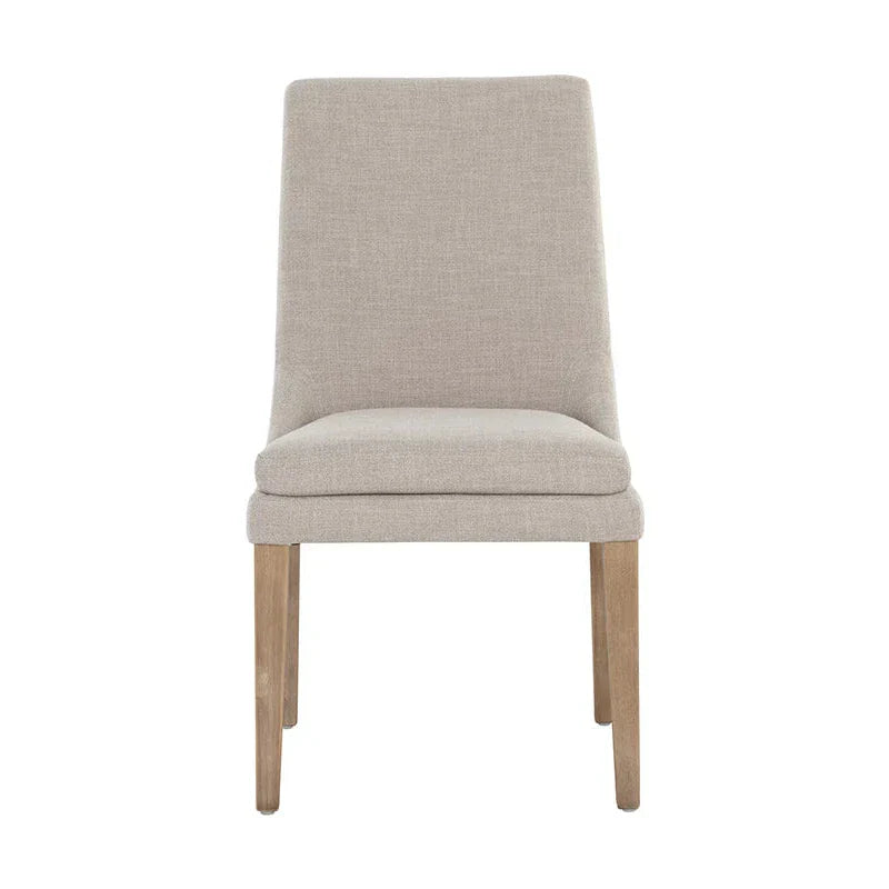 Elegant Rosine Dining Chair - Classic Comfort, Light Brown Legs