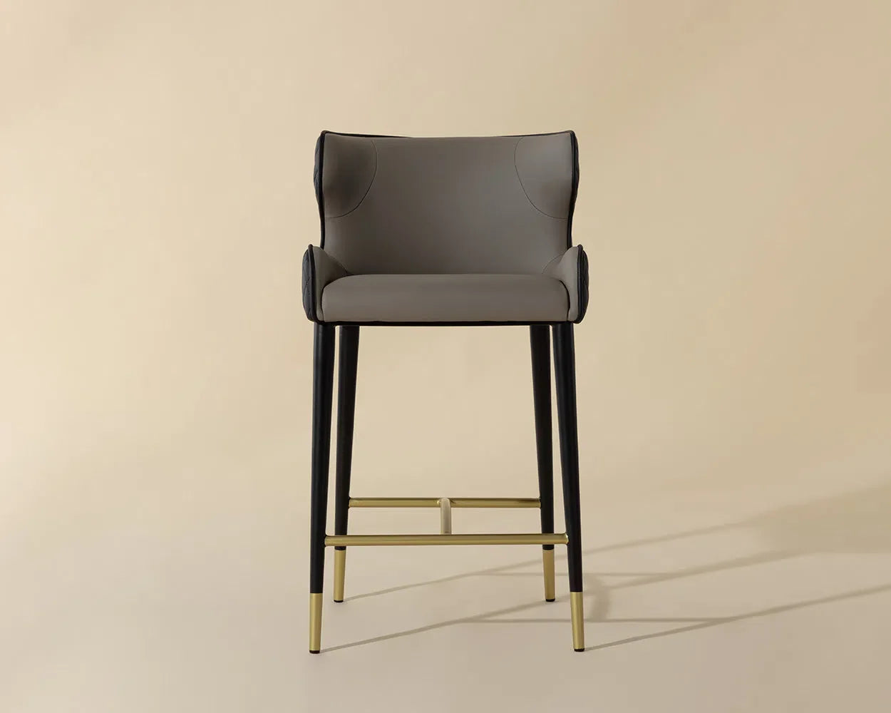 Gianni Leather Upholstered Counter Stool