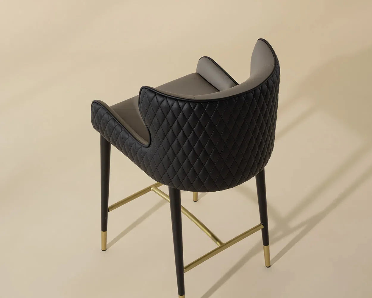 Gianni Leather Upholstered Counter Stool