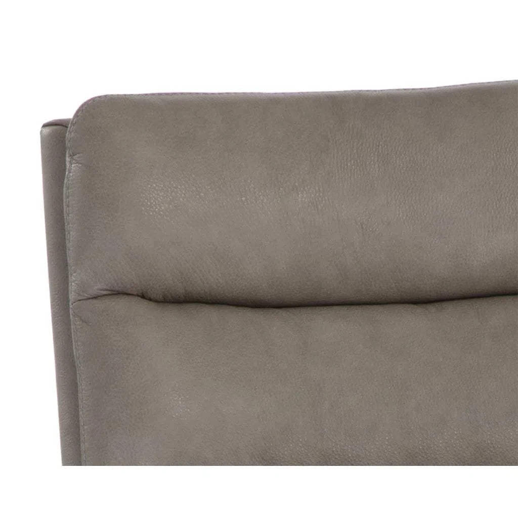 Keller Leather Upholstered Swivel Lounge Chair