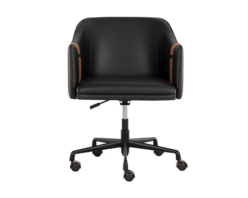 Carter Leather Upholstered Office Armchair