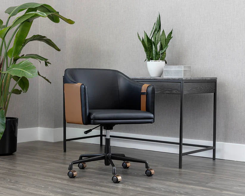 Carter Leather Upholstered Office Armchair