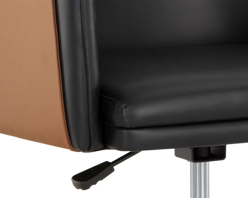 Carter Leather Upholstered Office Armchair