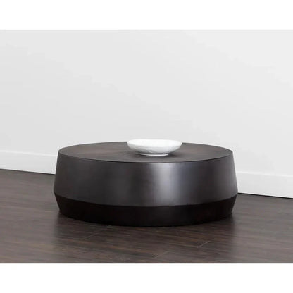 Creed Metal Drum Coffee Table