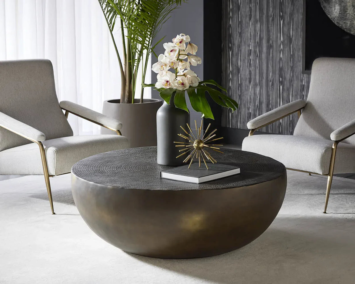 SUNPAN Cale Coffee Table Antique Bronze Hand Outdoor Piece