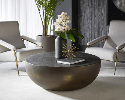 SUNPAN Cale Coffee Table Antique Bronze Hand Outdoor Piece