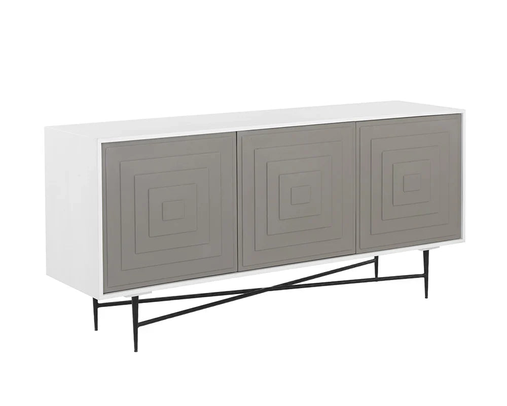 Ventana Sideboard - Large With Geometric Design