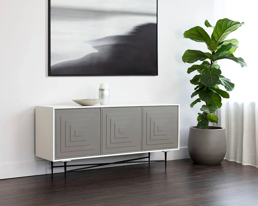 Ventana Sideboard - Large With Geometric Design