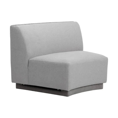 Jaclyn Fabric Upholstered Modular Armless Chair