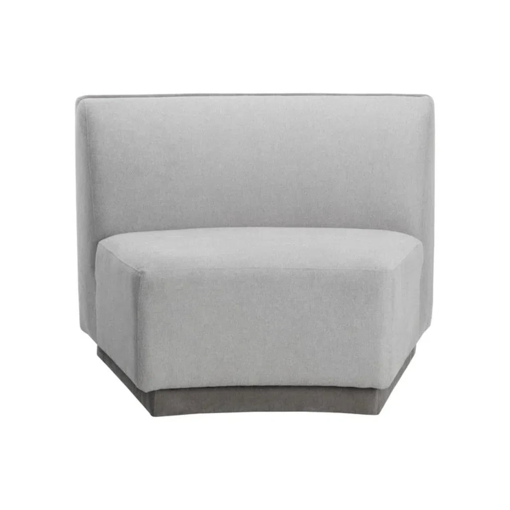 Jaclyn Fabric Upholstered Modular Armless Chair