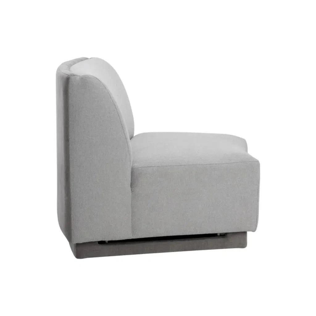 Jaclyn Fabric Upholstered Modular Armless Chair