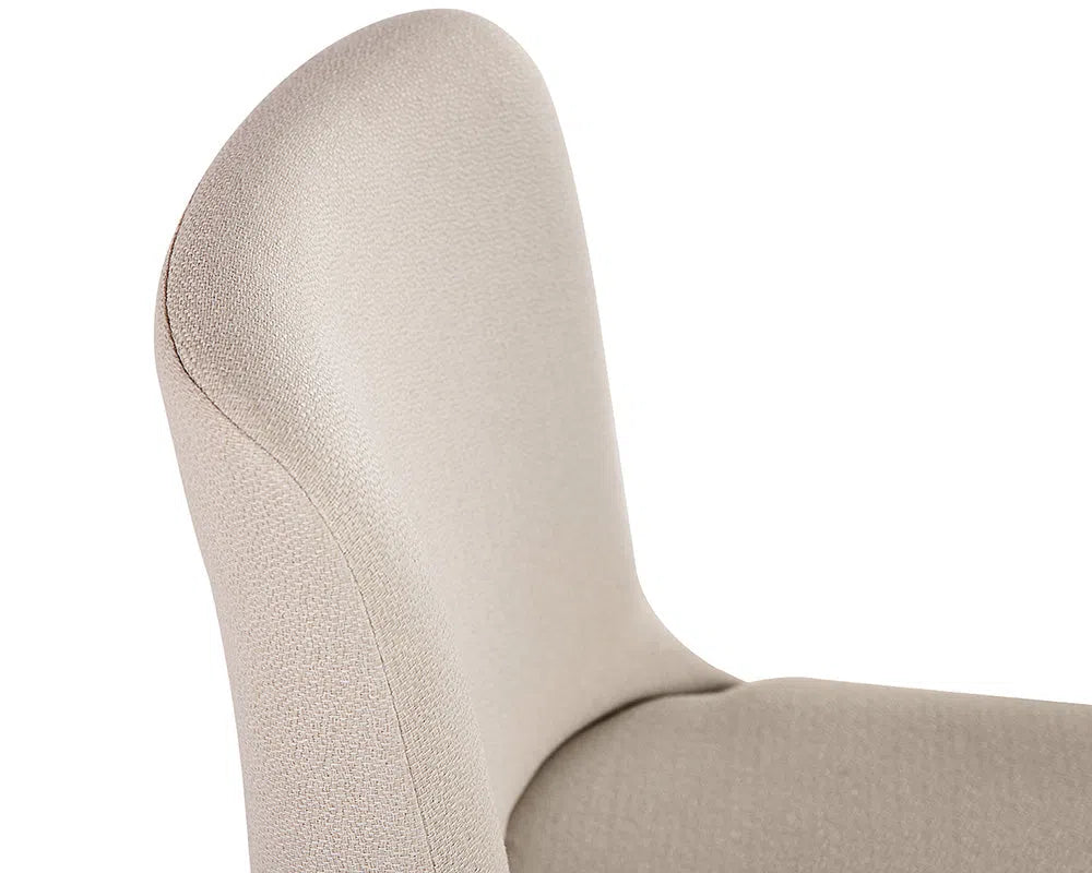 SUNPAN Elisa Fabric Armless Dining Chair