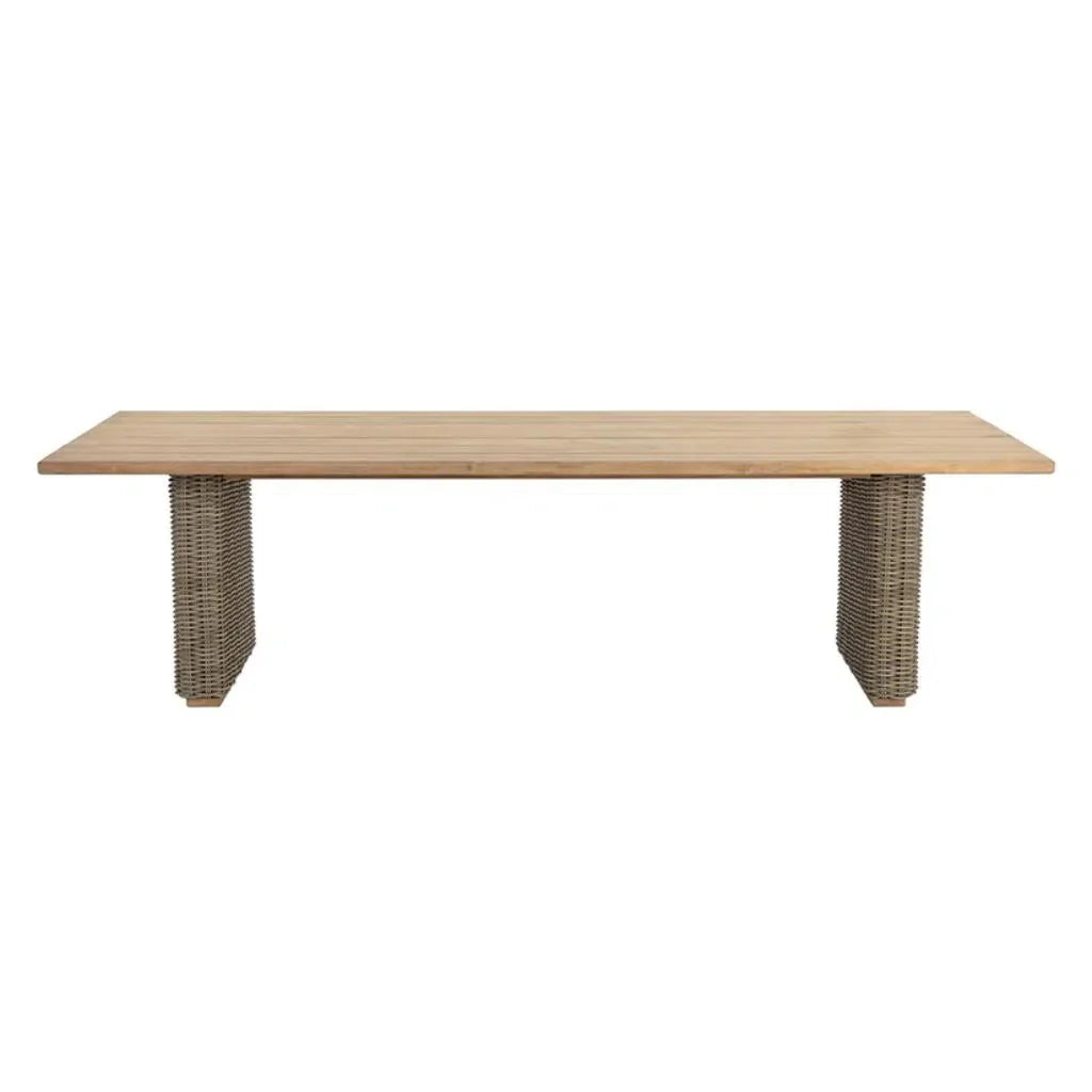 Riviera Natural Wood Outdoor Dining Table