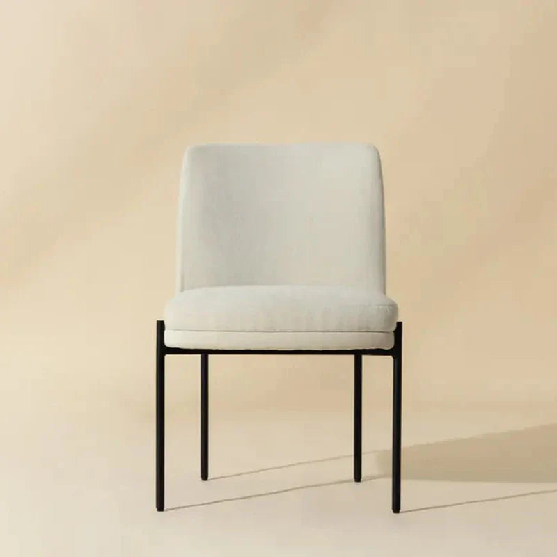 Richie Polyester Upholstered Armless Dining Chair