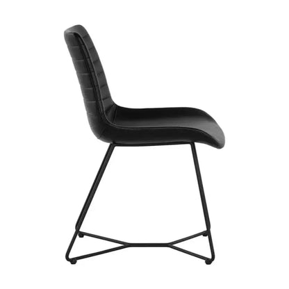 Gracen Leather Upholstered Armless Dining Chair