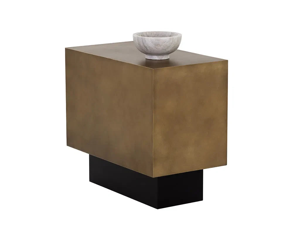 SUNPAN Blakely Iron Rectangular Side Table