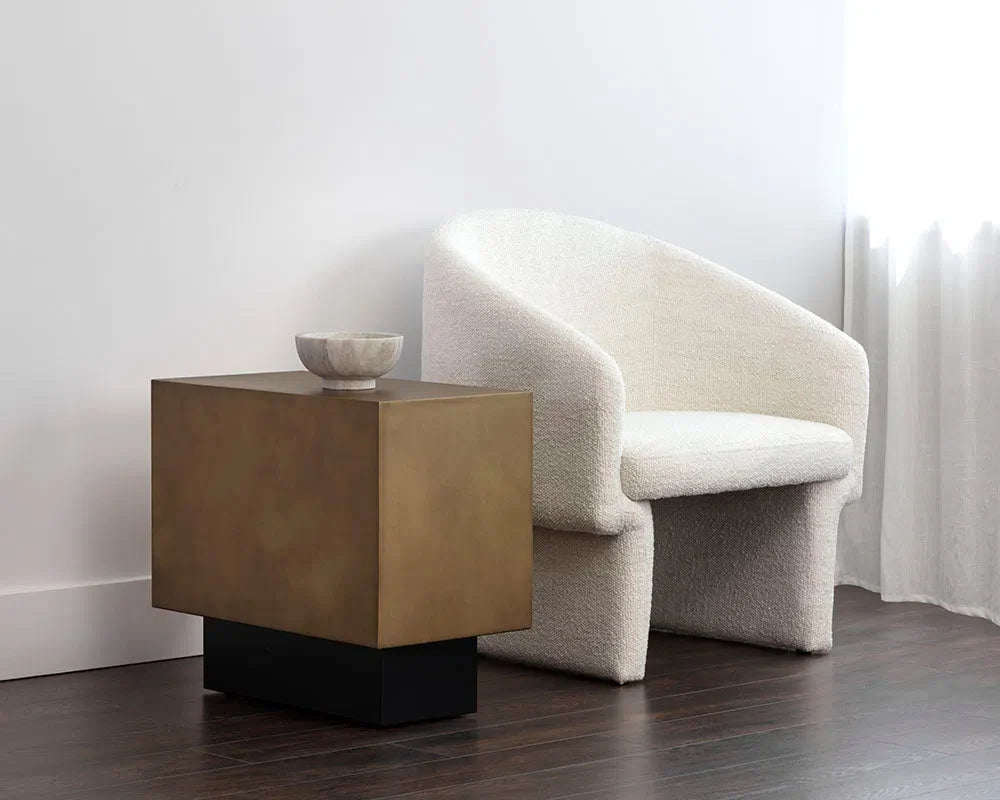 SUNPAN Blakely Iron Rectangular Side Table
