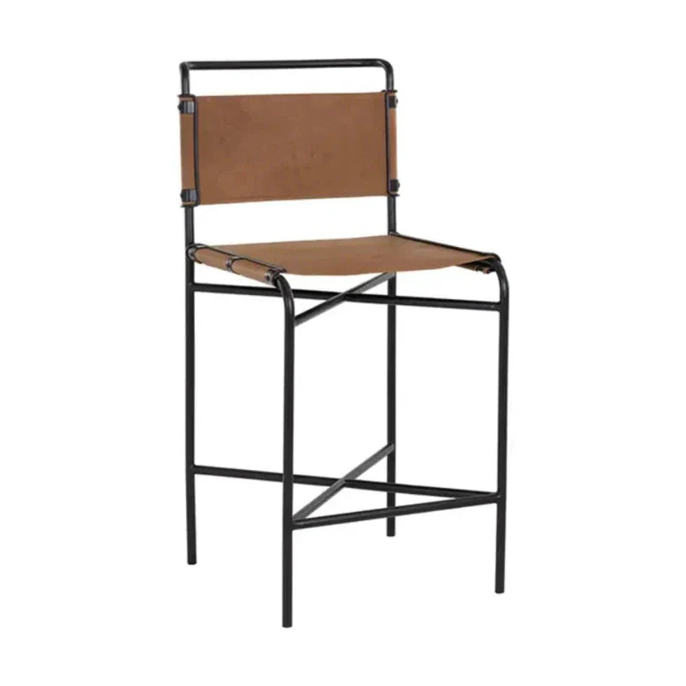 Corrigan Leather Upholstered Counter Stool