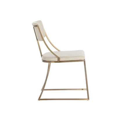 Makena Fabric Armless Dining Chair