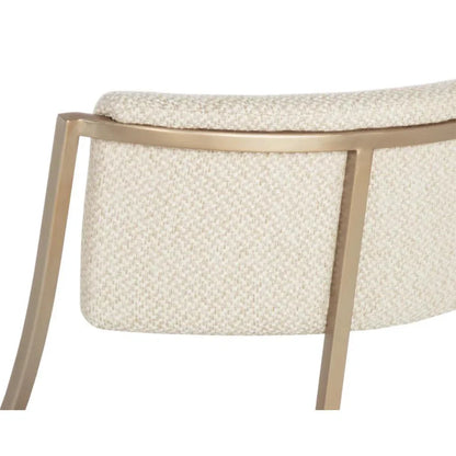 Makena Fabric Armless Dining Chair