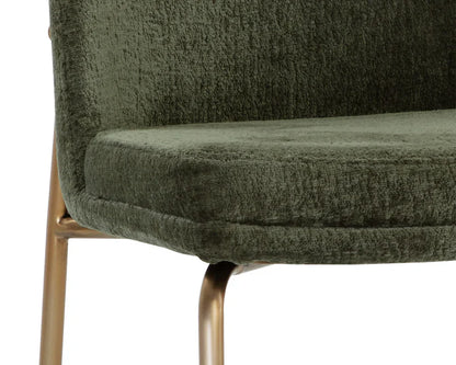 SUNPAN Zeke Fabric Armless Dining Chair 2PC