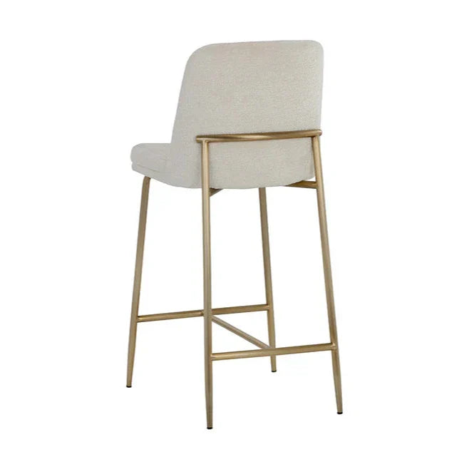 Zeke Fabric Upholstered Counter Stool