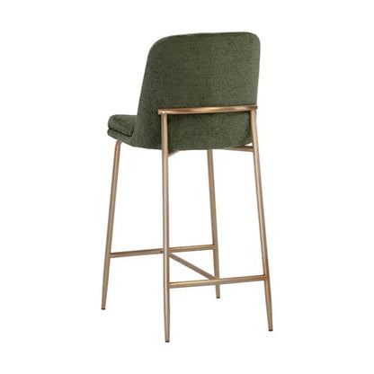 Zeke Fabric Upholstered Counter Stool