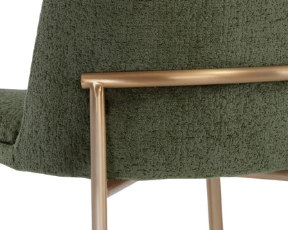 Zeke Fabric Upholstered Counter Stool