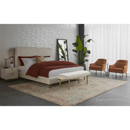 Harris Fabric Upholstered Modern Bed