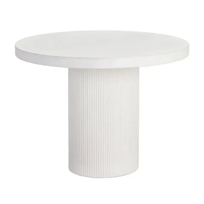 SUNPAN Nicolette Concrete Outdoor Round Dining Table