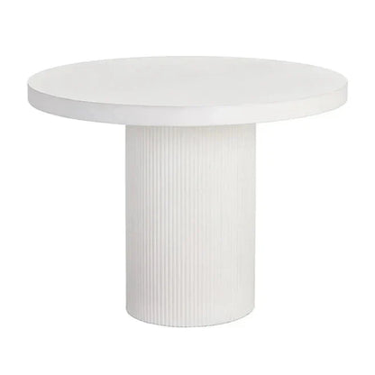 SUNPAN Nicolette Concrete Outdoor Round Dining Table