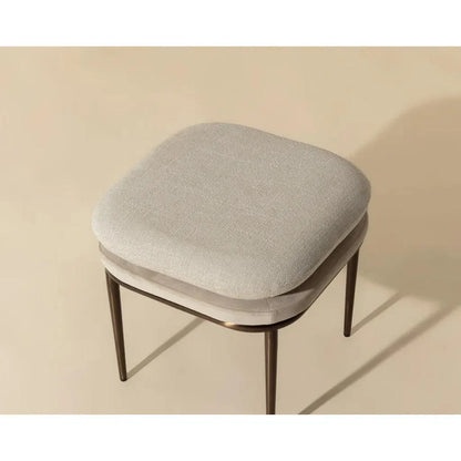 Koffi Fabric Contemporary Stool