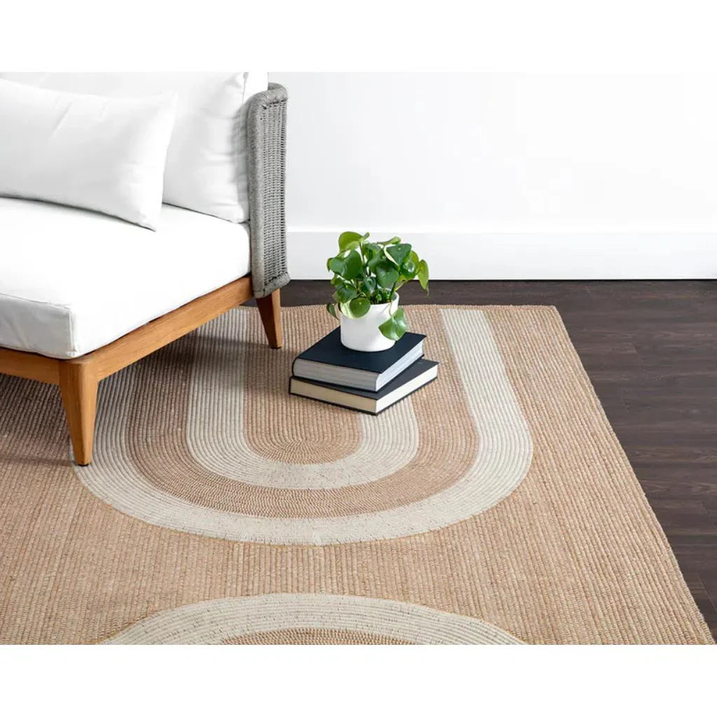 Derby Hand-Woven Polyester Sand Rug