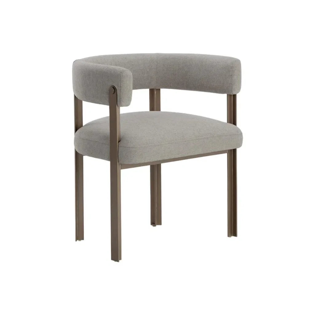 SUNPAN Mae Fabric Dining Armchair