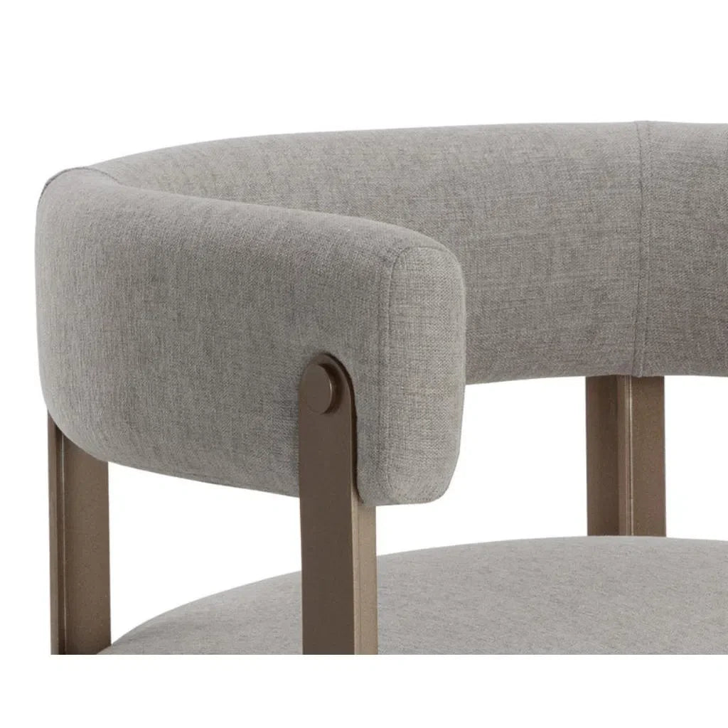 SUNPAN Mae Fabric Dining Armchair