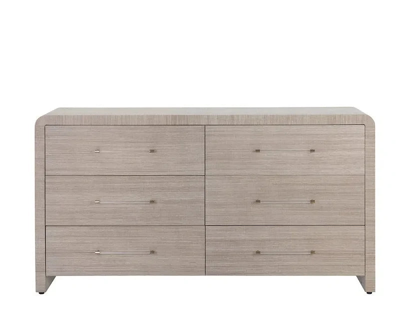 Atherton Dresser Sand Modern Style With Soft Closing Drawers