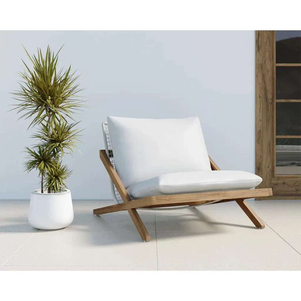 Bari Fabric Outdoor Lounge Chair