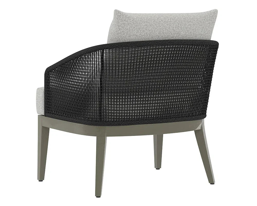 Capri Fabric Outdoor Lounge Chair