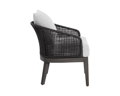 Capri Fabric Outdoor Lounge Chair