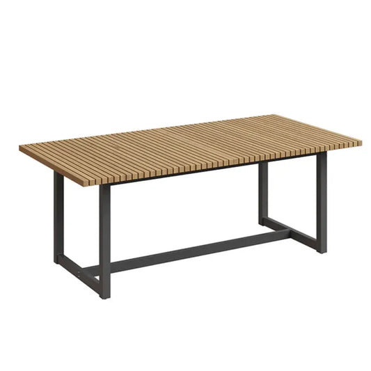 Geneve Aluminum Based Wooden Outdoor Dining Table