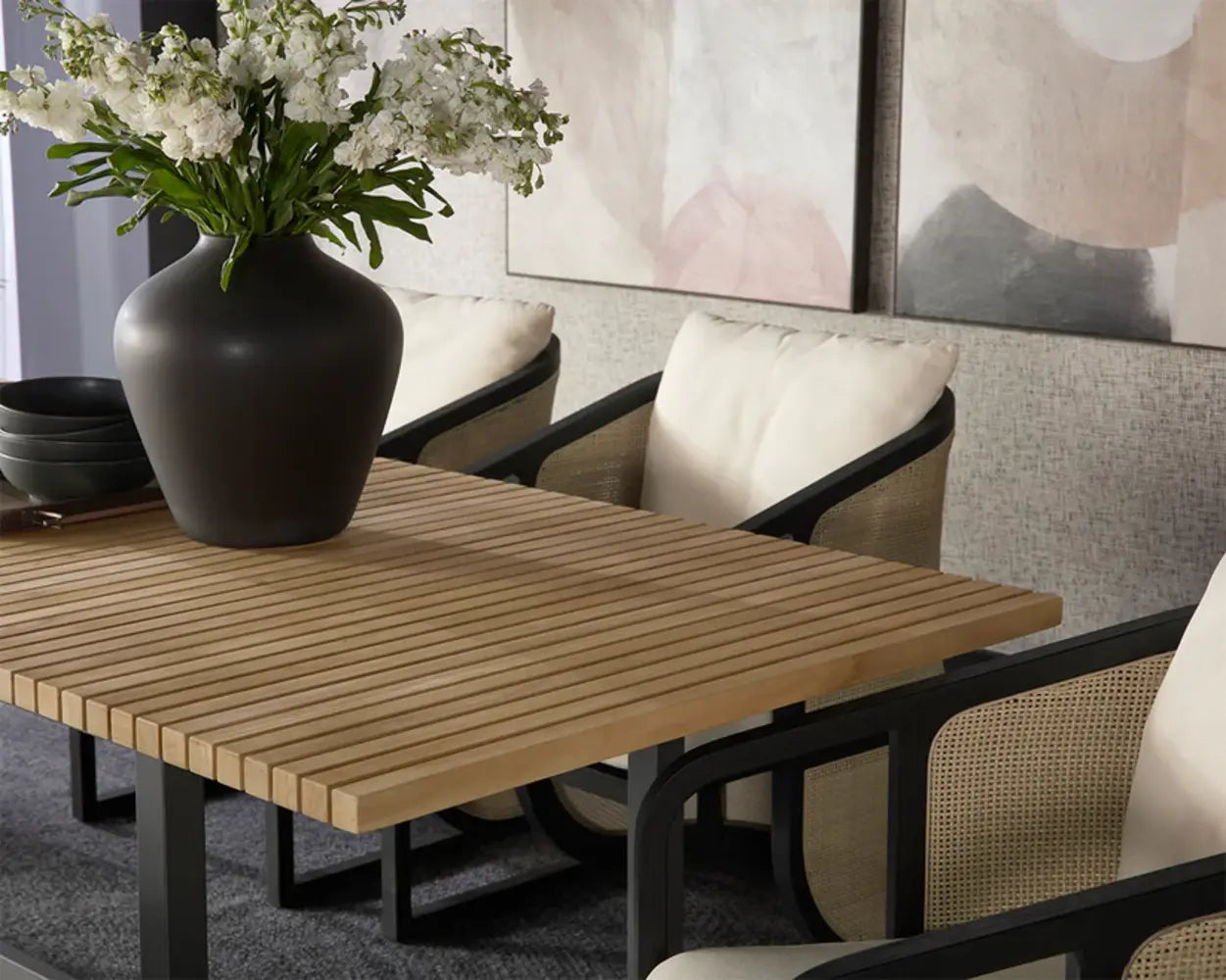SUNPAN Geneve Aluminum Outdoor Dining Table