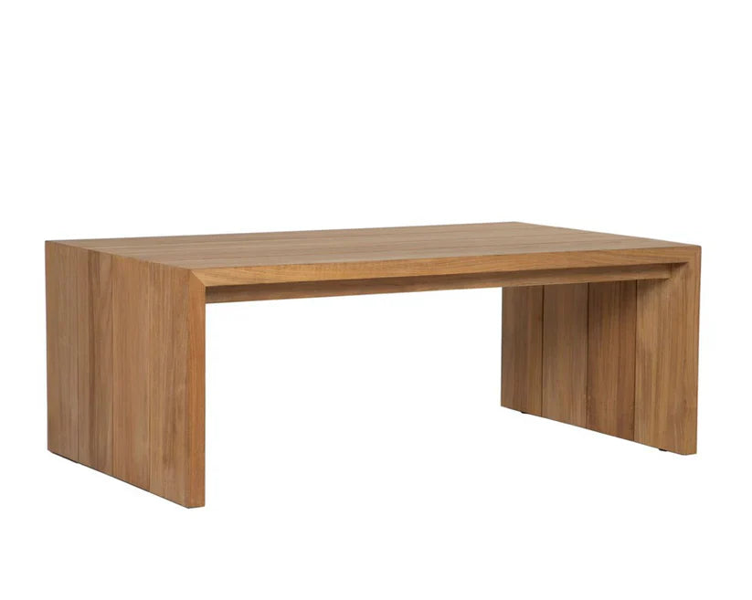 Viga Wooden Outdoor Rectangular Coffee Table