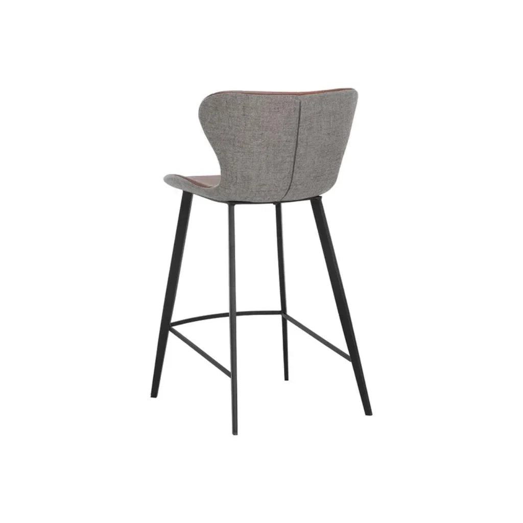 Arabella Leather Upholstered Counter Stool