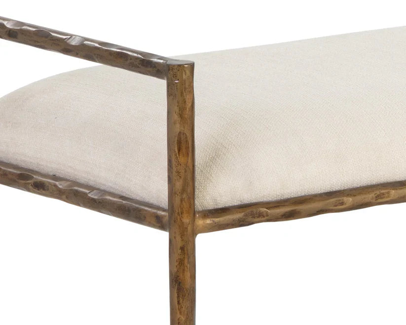 Esai Fabric Upholstered Backless Bench