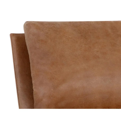 Zancor Leather Upholstered Lounge Chair