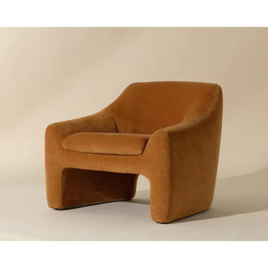 Nevaeh Fabric Upholstered Lounge Chair