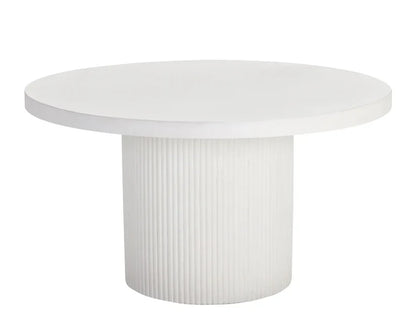 SUNPAN Nicolette Concrete Outdoor Round Dining Table